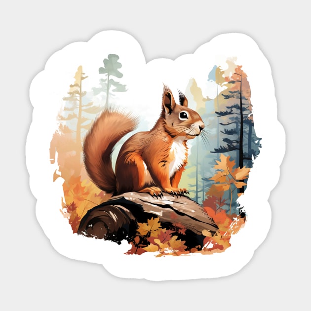 Squirrel Whisperer Sticker by zooleisurelife